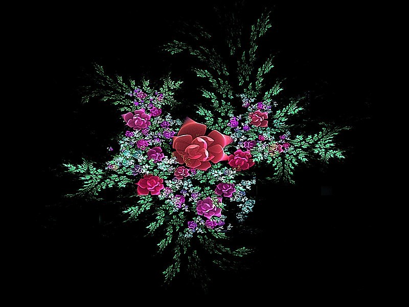 Sweet Flowering Wallpaper - Floral Design - HD Wallpaper 