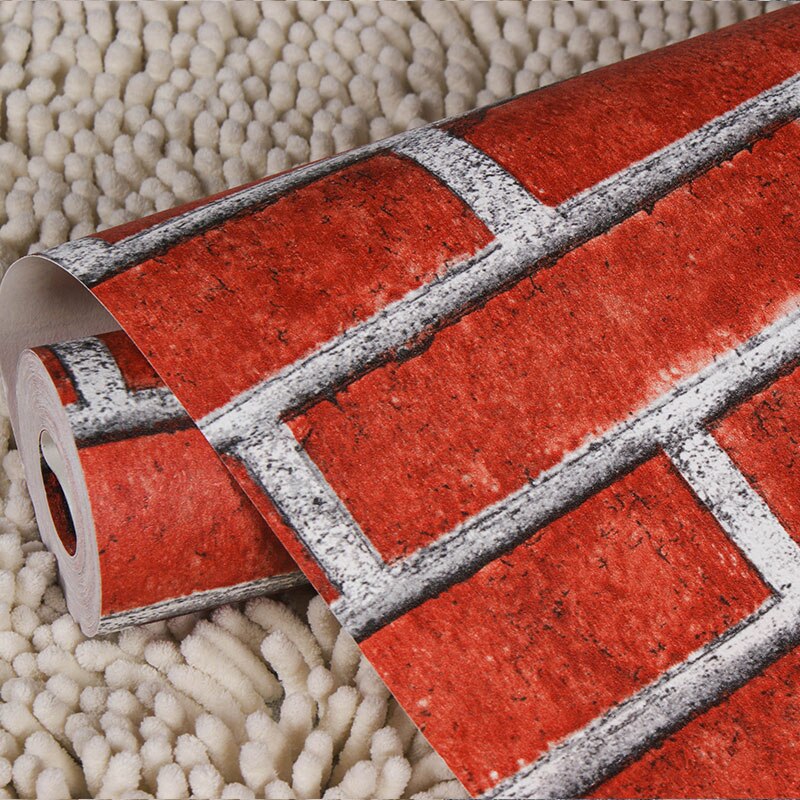 Tapety Vintage Brick Wallpapers 3d Vinyl Pvc Personalized - HD Wallpaper 