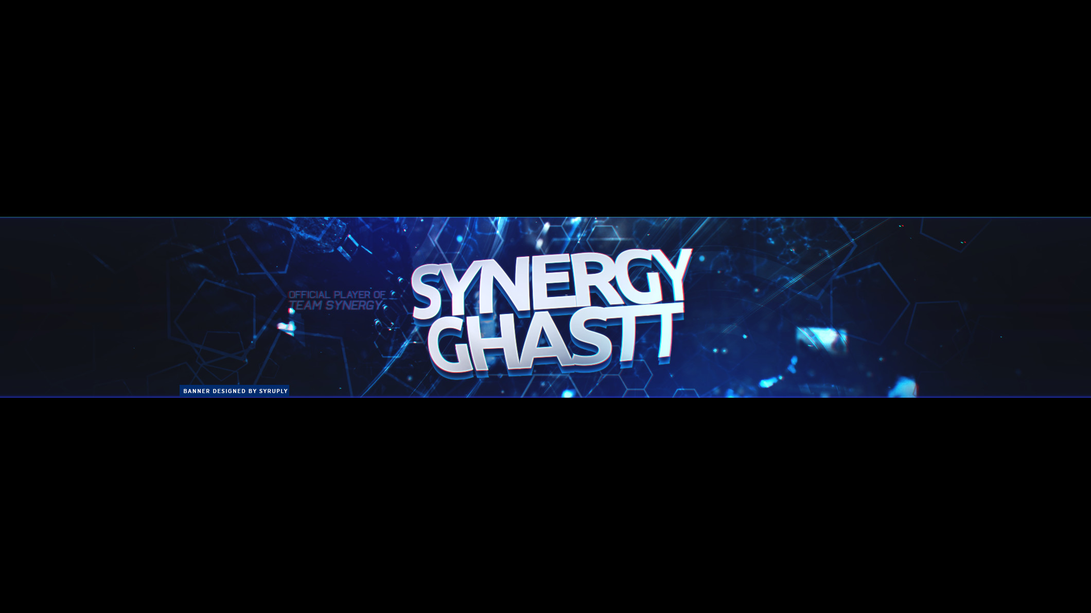 Synergy Ghastt Youtube Banner By Syruply Synergy Ghastt - Display Device - HD Wallpaper 