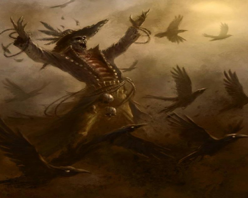 Evil Scarecrow - Scarecrow Evil - HD Wallpaper 