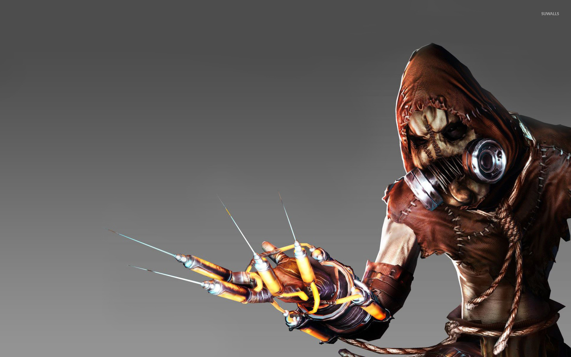 Arkham Asylum [2] Wallpaper 
 Data-src /w/full/f/0/b/128200 - Scarecrow Batman Arkham Asylum - HD Wallpaper 