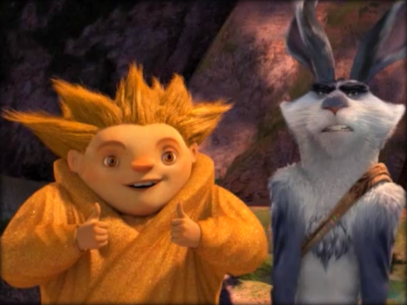 ★ Sandy & Bunnymund ☆ - Bunnymund Sandman - HD Wallpaper 