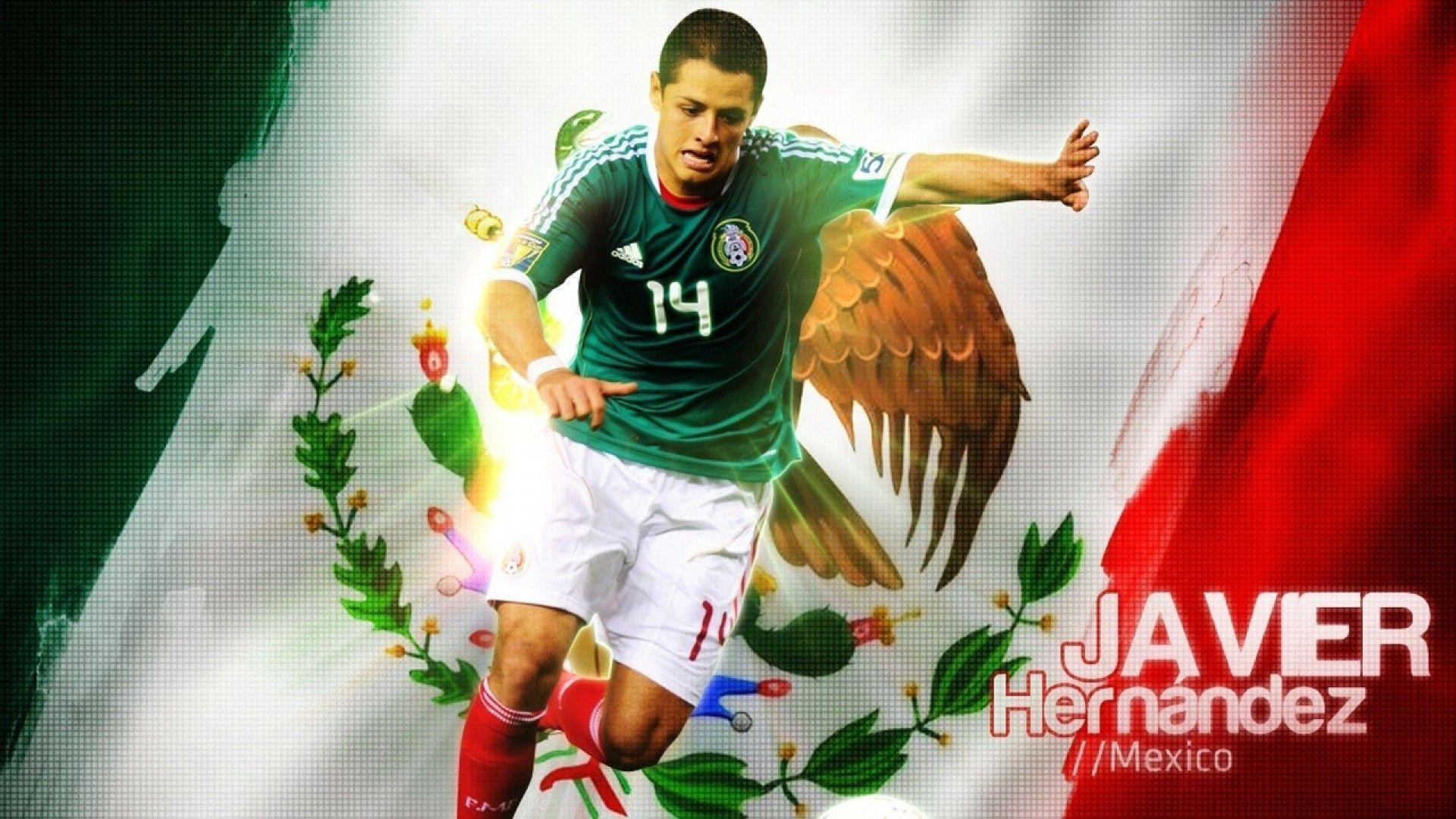 Mexico Wallpapers Soccer - Mexico Chicharito - HD Wallpaper 