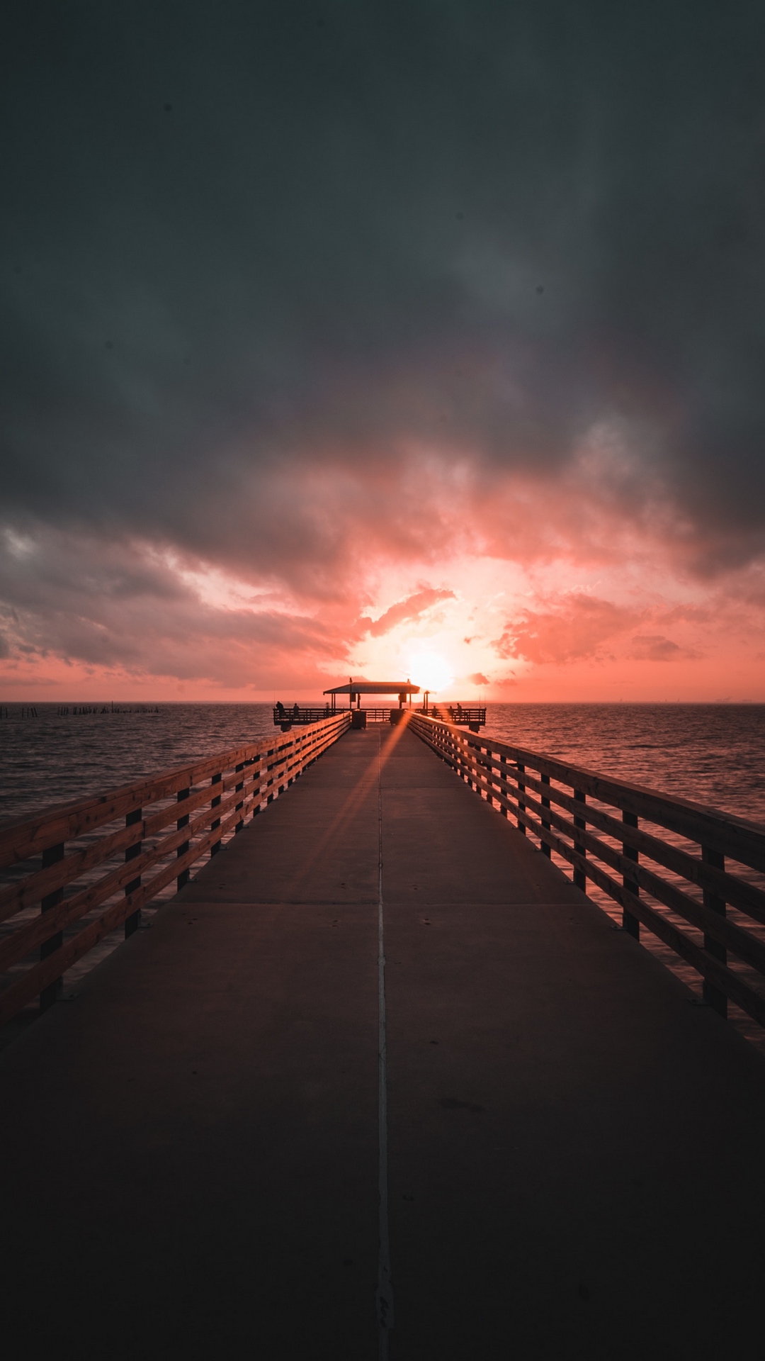 Pier Sea Skyline Wallpaper - Fondo De Pantalla De Paisajes Cool - HD Wallpaper 