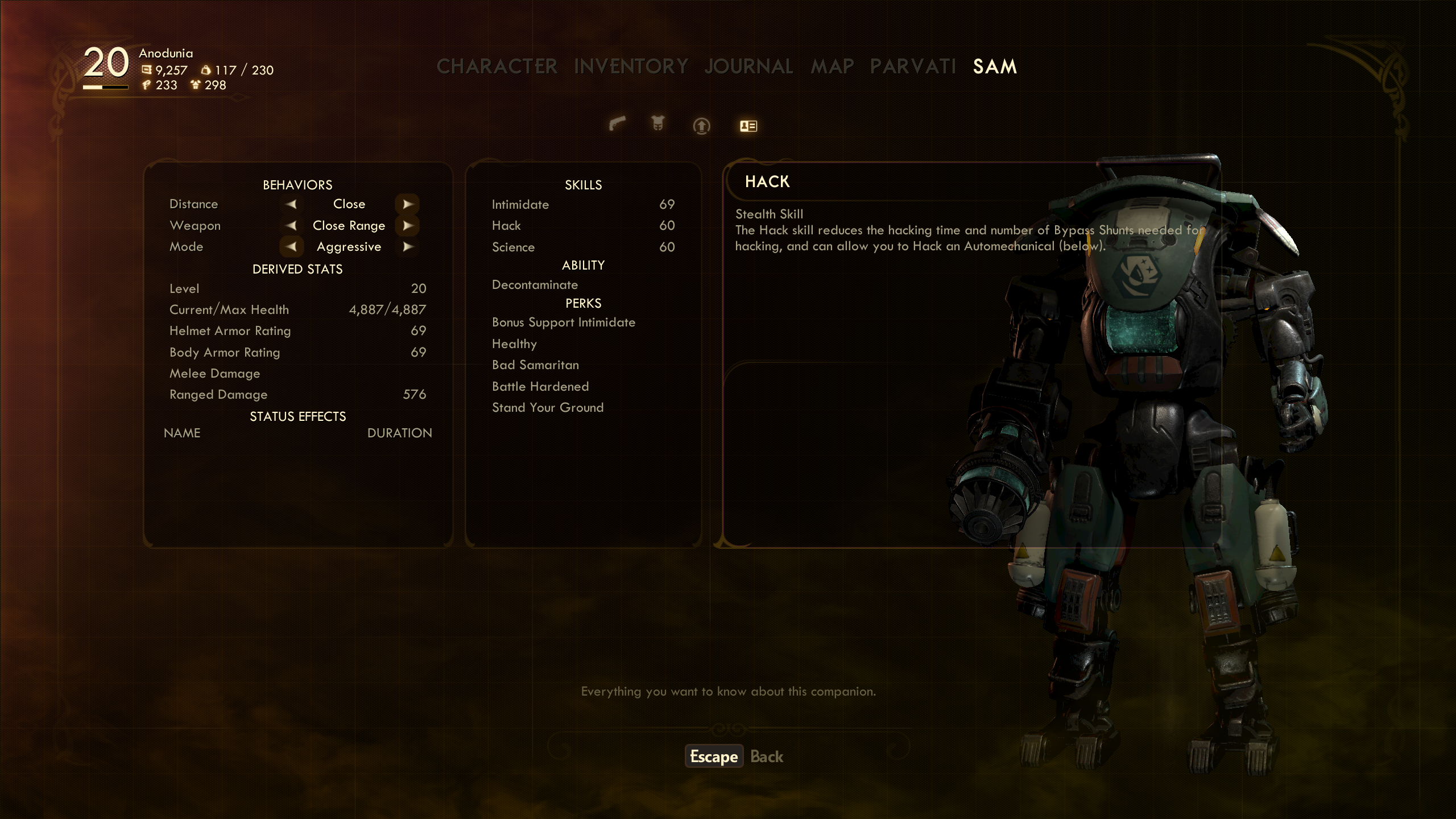 Outer Worlds Elite Troop Armor Gold - HD Wallpaper 