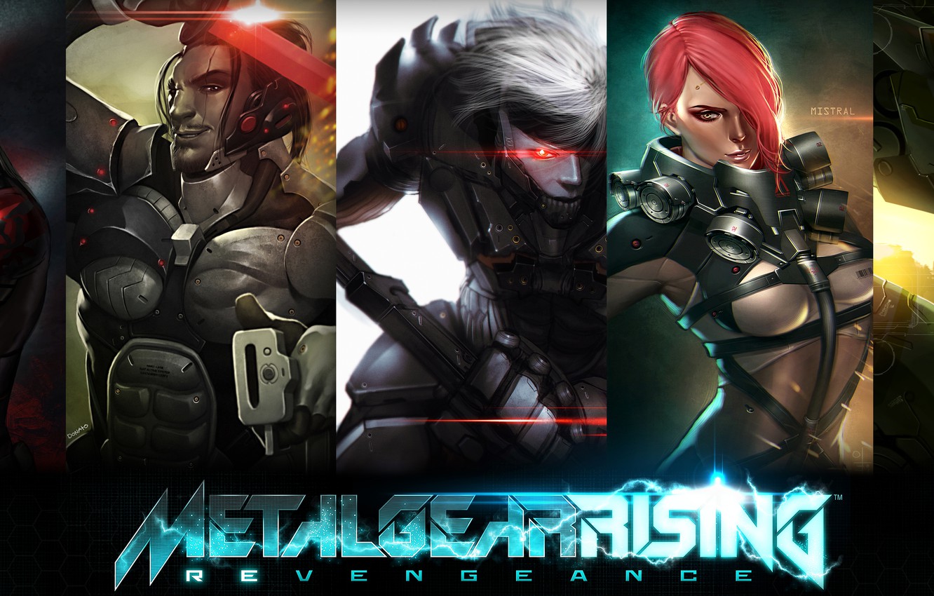Photo Wallpaper Art, Sam, Raiden, Metal Gear Rising - Metal Gear Rising Revengeance Vocal Tracks - HD Wallpaper 