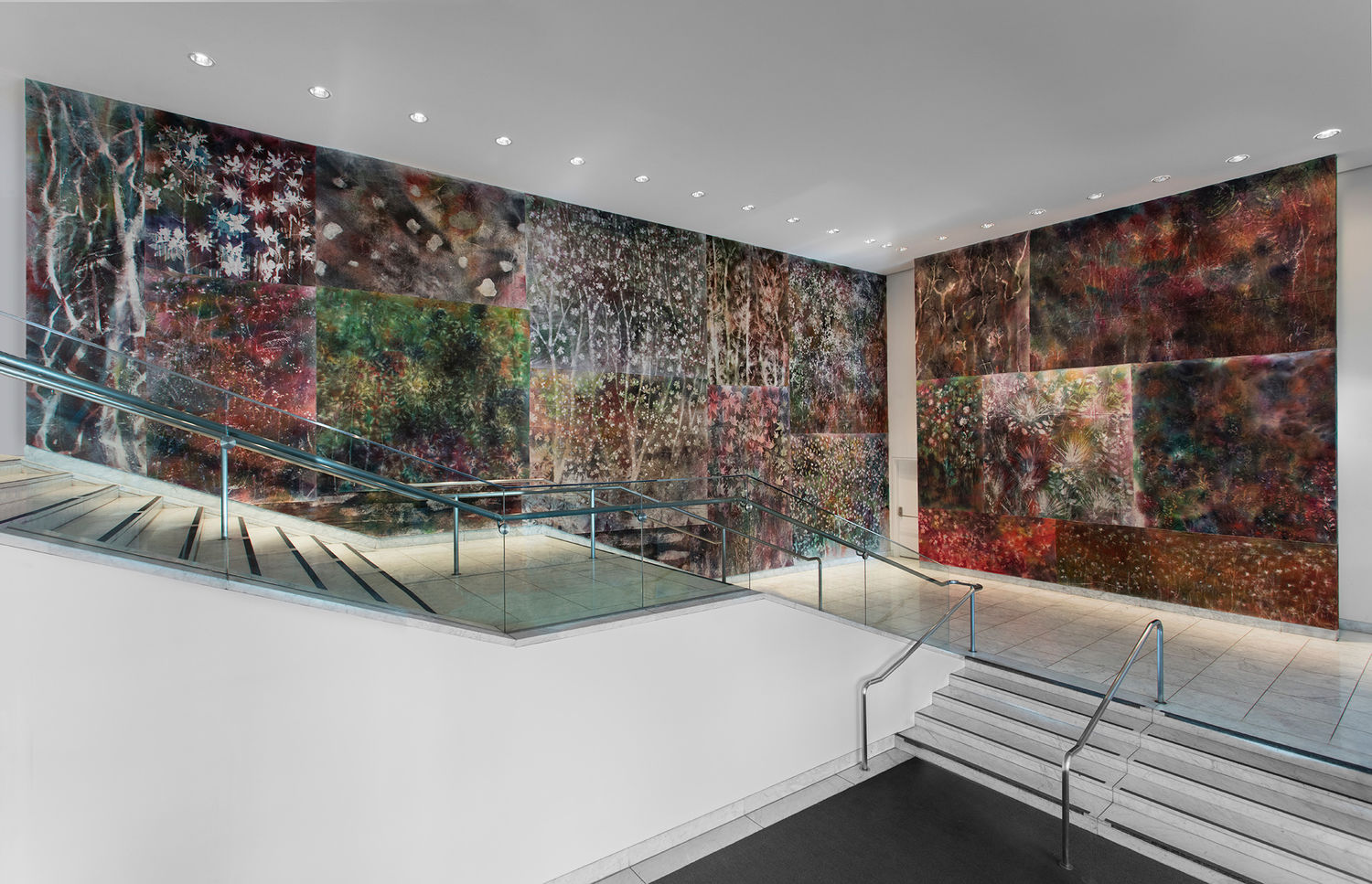 Sam Falls, Installation View, Hammer Museum, Los Angeles, - Hammer Museum - HD Wallpaper 