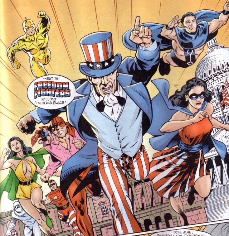 Hq Uncle Sam And The Freedom Fighters Wallpapers - Uncle Sam Freedom Fighters - HD Wallpaper 