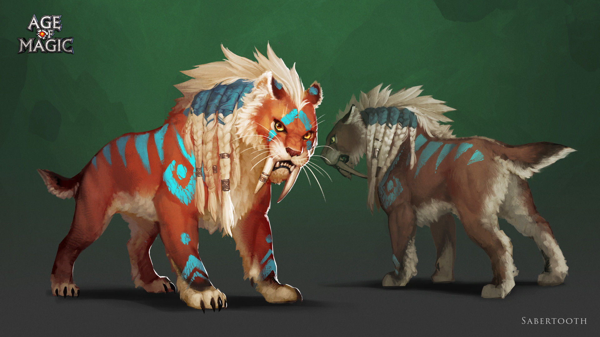 Age Of Magic Sabertooth - HD Wallpaper 