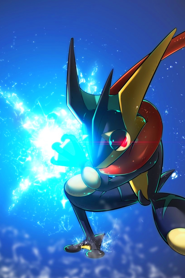 Greninja Wallpaper Hd Iphone - HD Wallpaper 