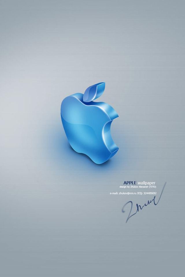 By Nagib Gollin Wallpaper For Computer - Apple Logo Wallpaper For Iphone 3d - HD Wallpaper 