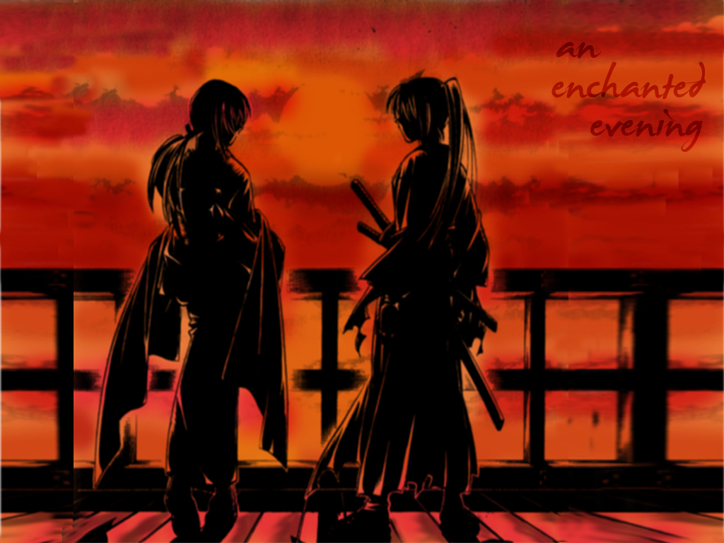 Nobuhiro Watsuki, Rurouni Kenshin, Kenshin Himura, - Kenshin And Tomoe - HD Wallpaper 