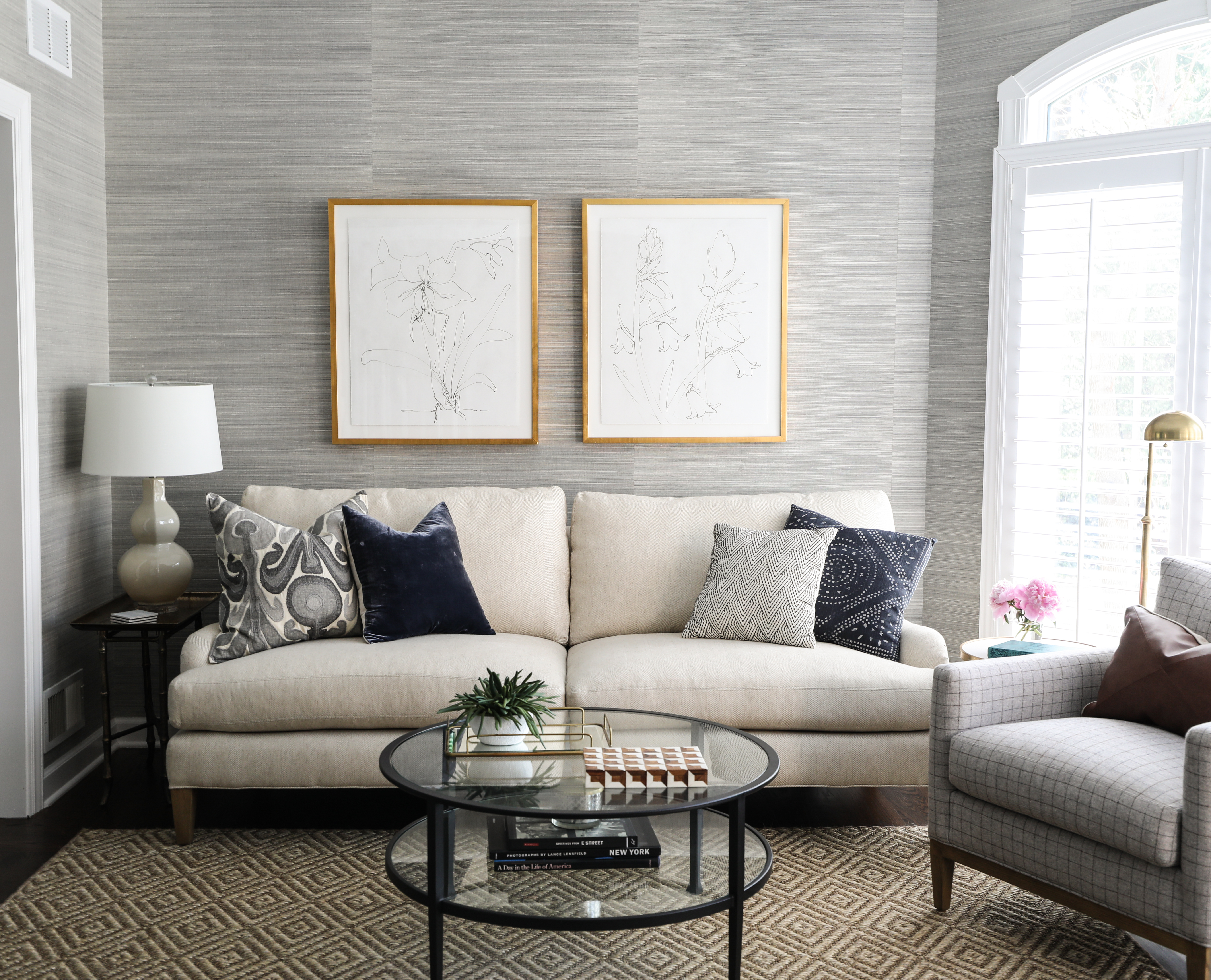 Park And Oak - Serena And Lily Grasscloth - HD Wallpaper 