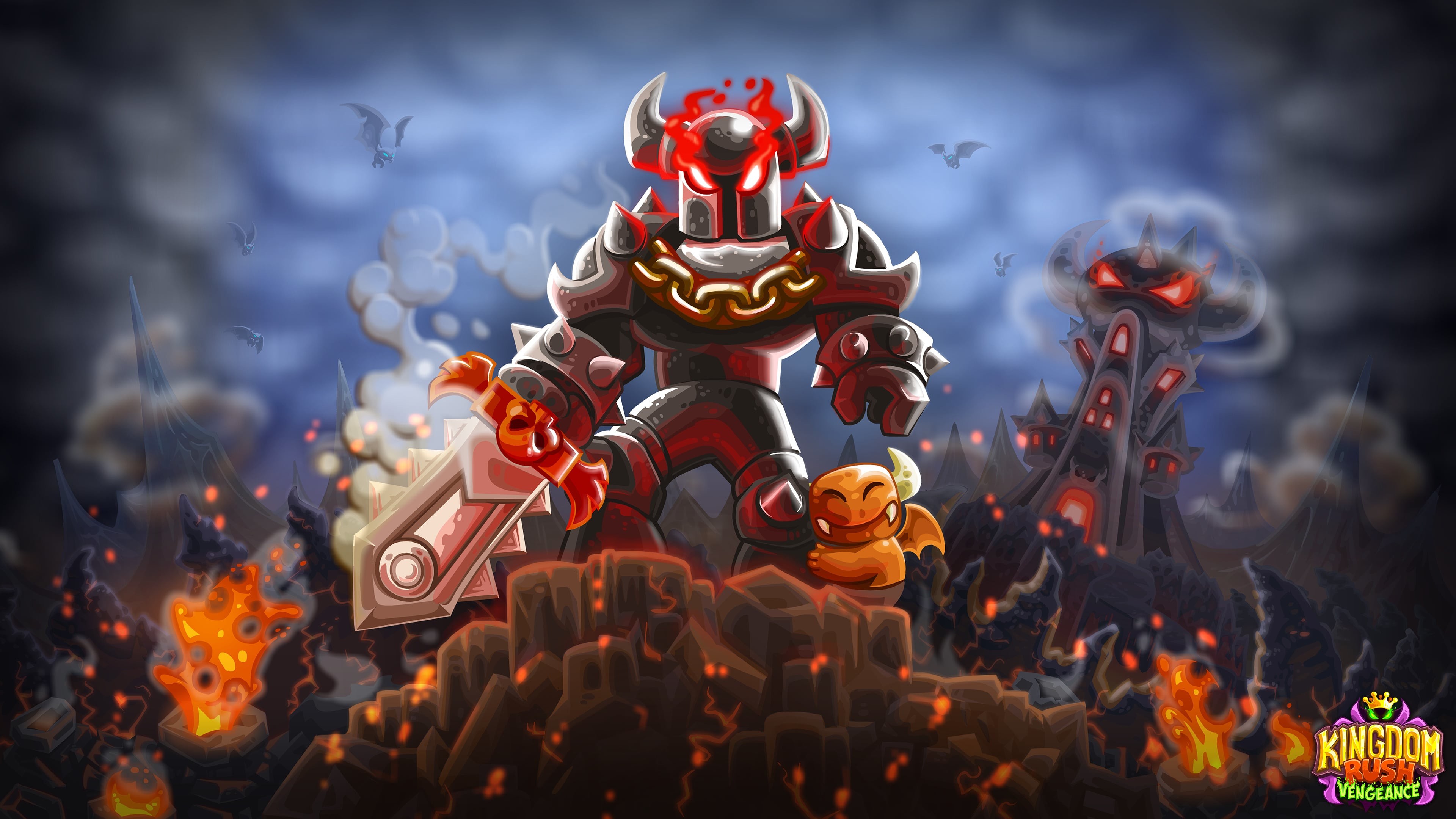 The Dark Army 
 Data Src Rush Wallpaper For Windows - Kingdom Rush Vengeance All The Heroes - HD Wallpaper 