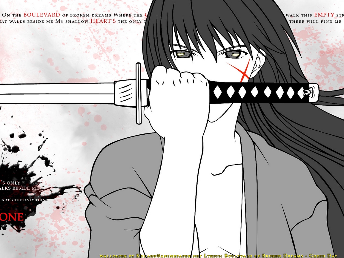 Wallpaper Rurouni Kenshin, Himura Kenshin, Girl, Brunette, - Kenshin Himura - HD Wallpaper 