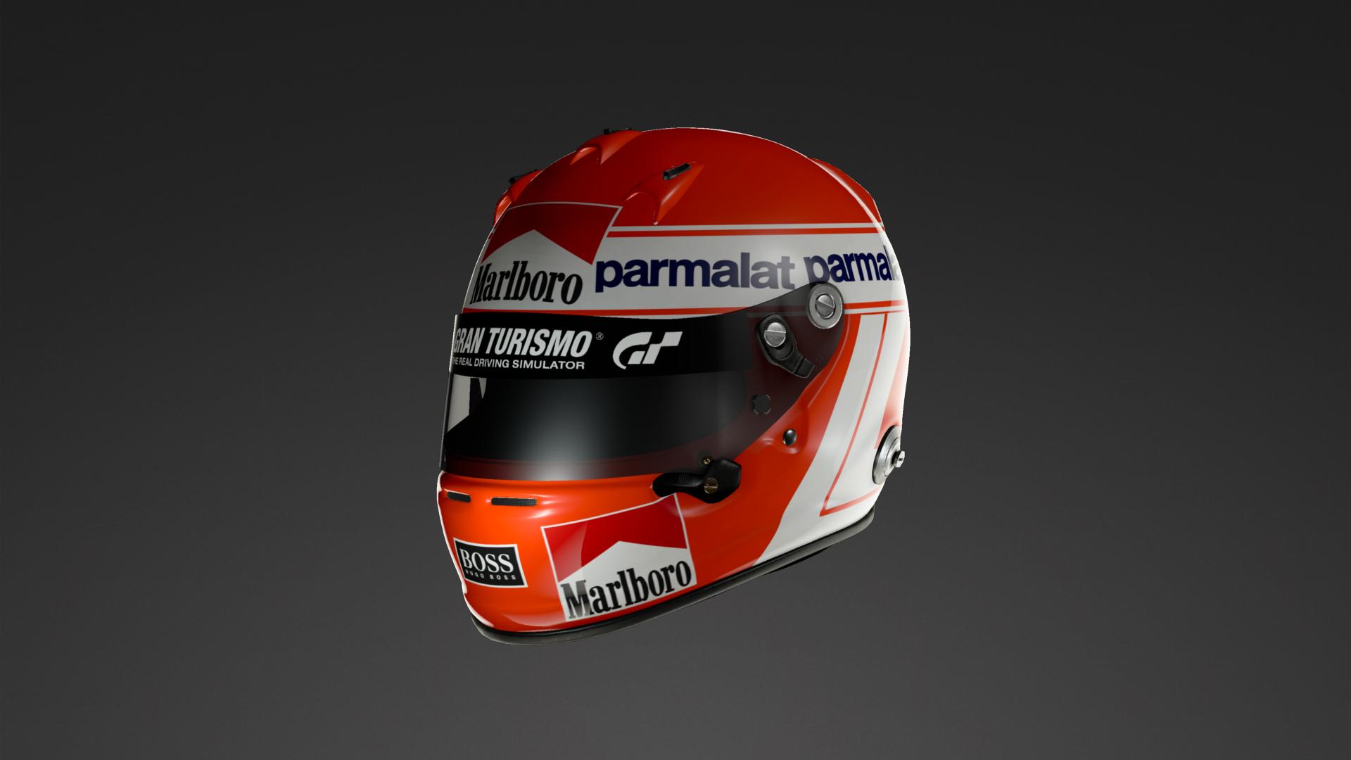 Niki Lauda Helmet Replica - HD Wallpaper 