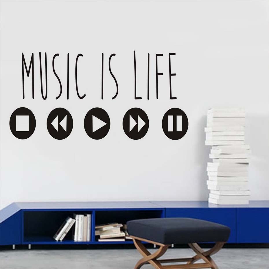 Music Quote Wall Stickers - HD Wallpaper 