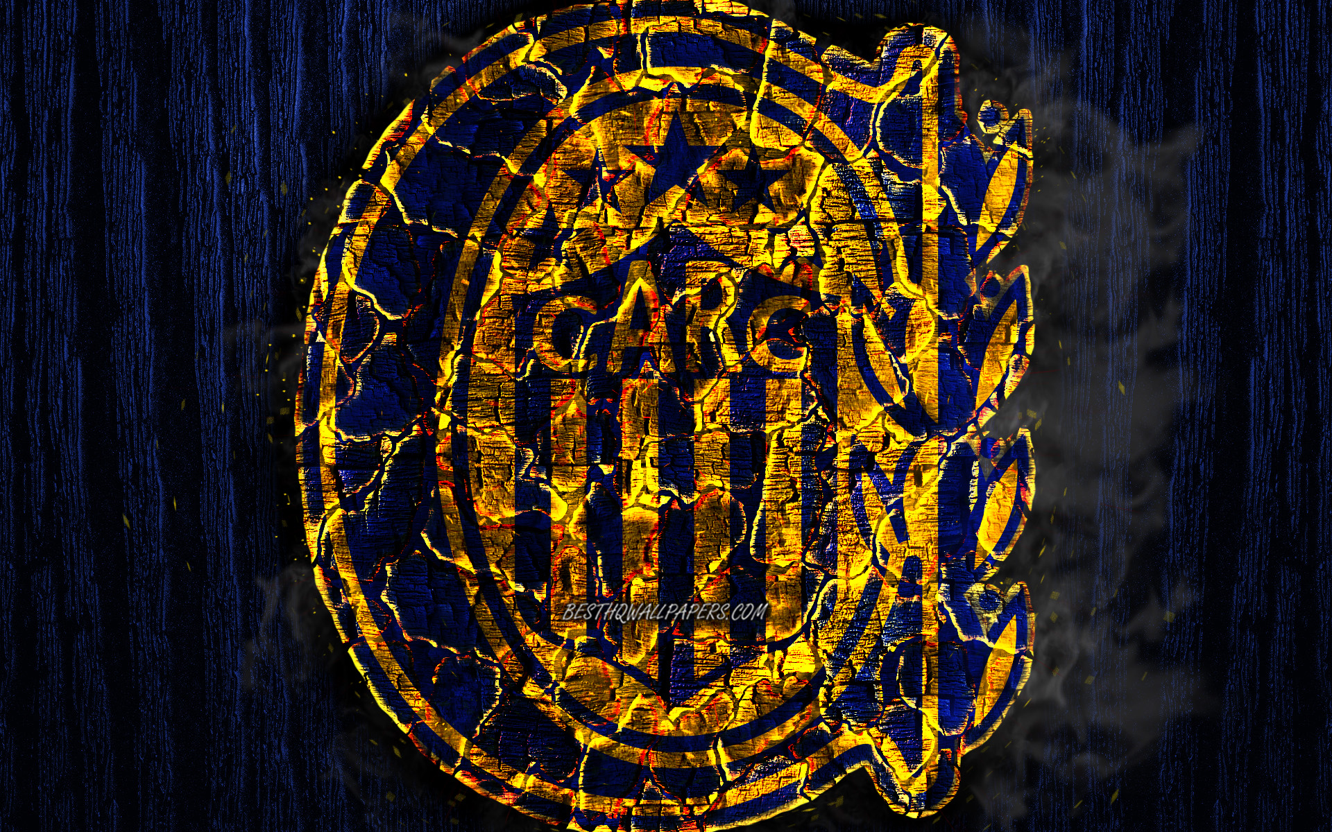 Ca Rosario Central, Scorched Logo, Argentine Primera - Rosario Central Para Fondo De Pantalla - HD Wallpaper 