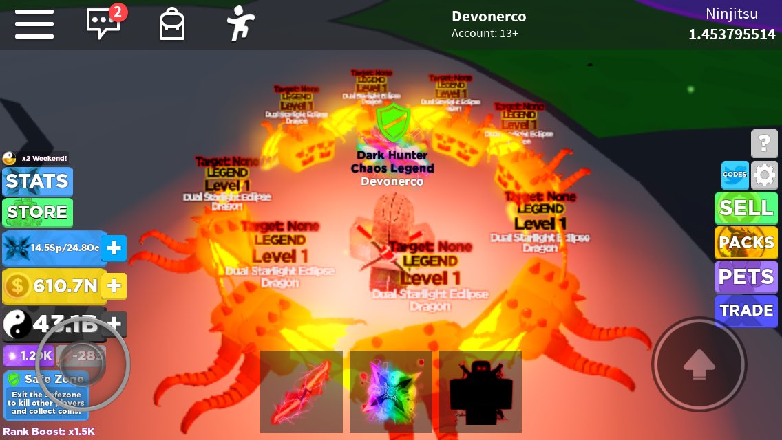 Devonerco At Devonerco Twitter Profile And Downloader - Ninja Legends Best Rank - HD Wallpaper 