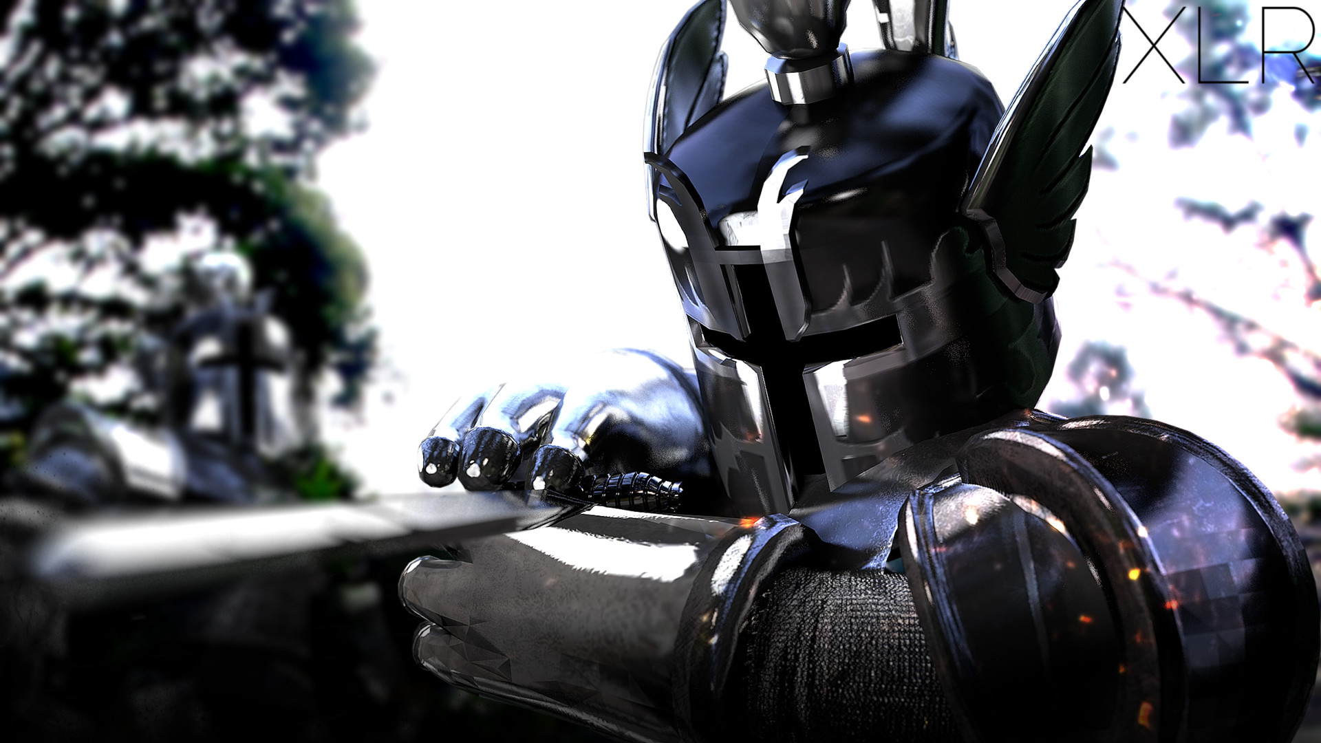 Roblox Knight Gfx 1920x1080 Wallpaper Teahub Io - banana cow roblox gfx