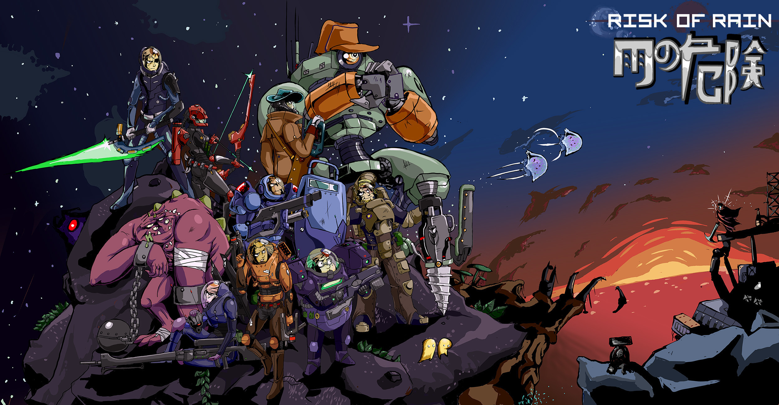 Risk Of Rain 2 Phone - HD Wallpaper 