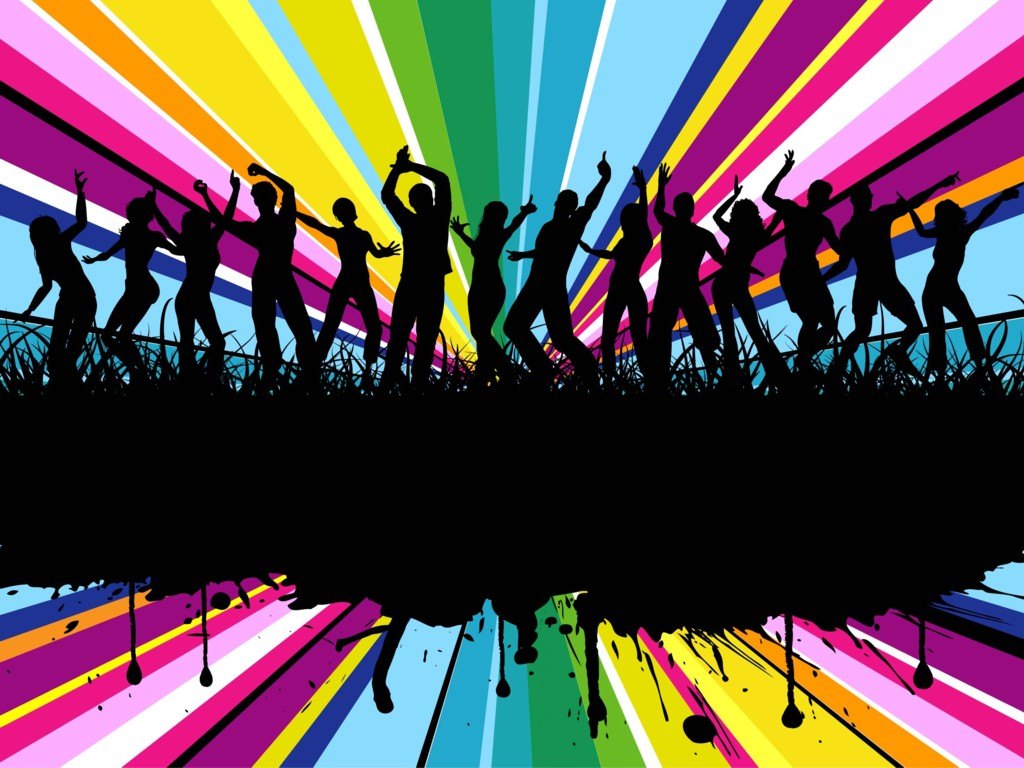 Fundos De Ecrã De Festas - Zumba Party Background - HD Wallpaper 