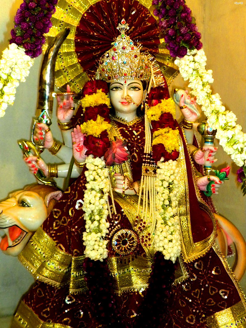 Durga Maa Image Hd Wallpaper Download - HD Wallpaper 