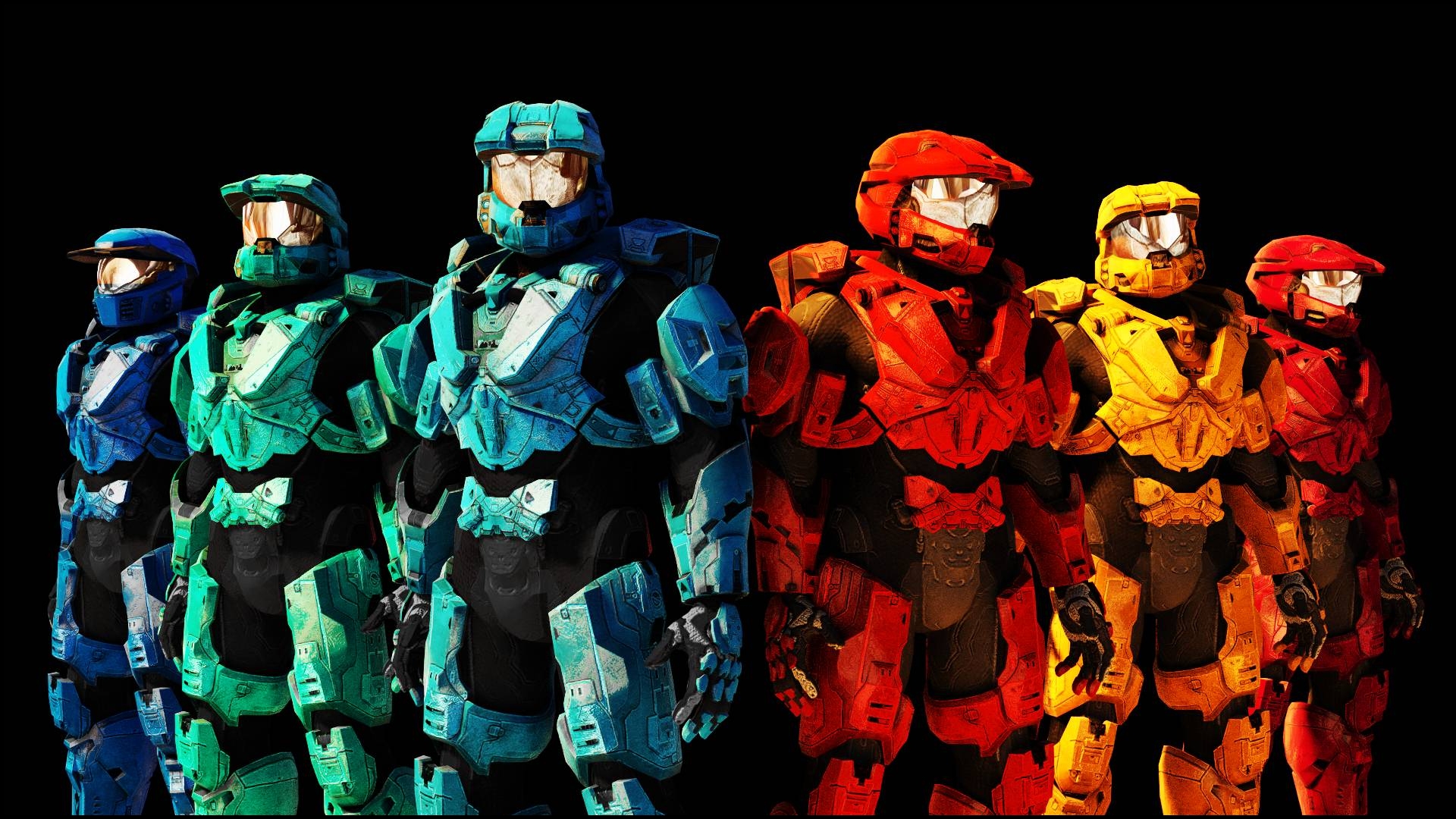 Red Vs Blue Desktop Wallpaper - Red Vs Blue Background - HD Wallpaper 