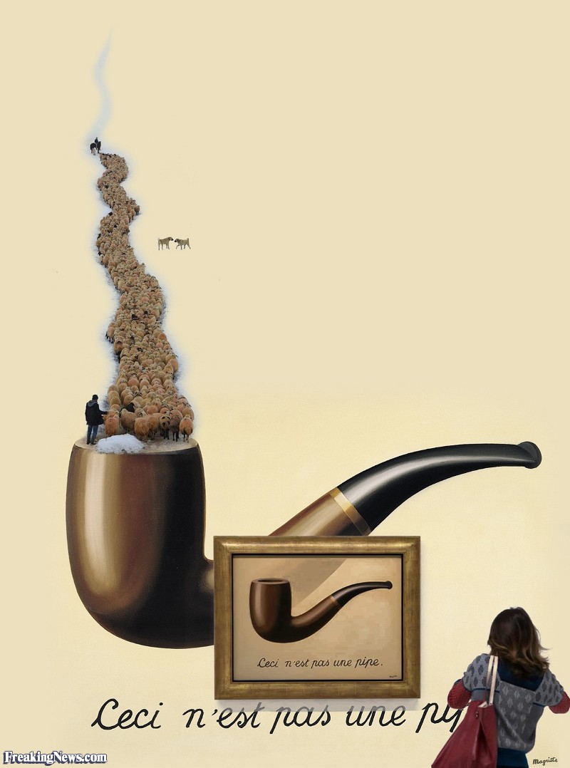 N Est Pas Une Pipe - HD Wallpaper 