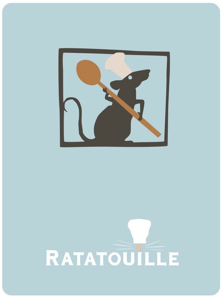 15 Best Wall - Minimalist Ratatouille Movie Poster - 736x981 Wallpaper