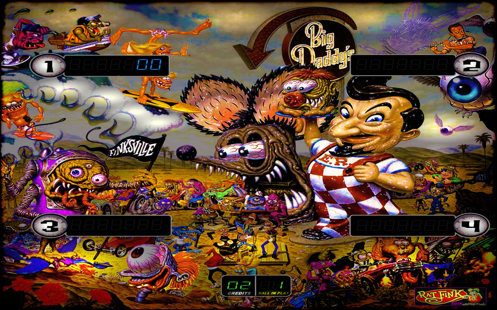 Rat Fink Video Game - HD Wallpaper 