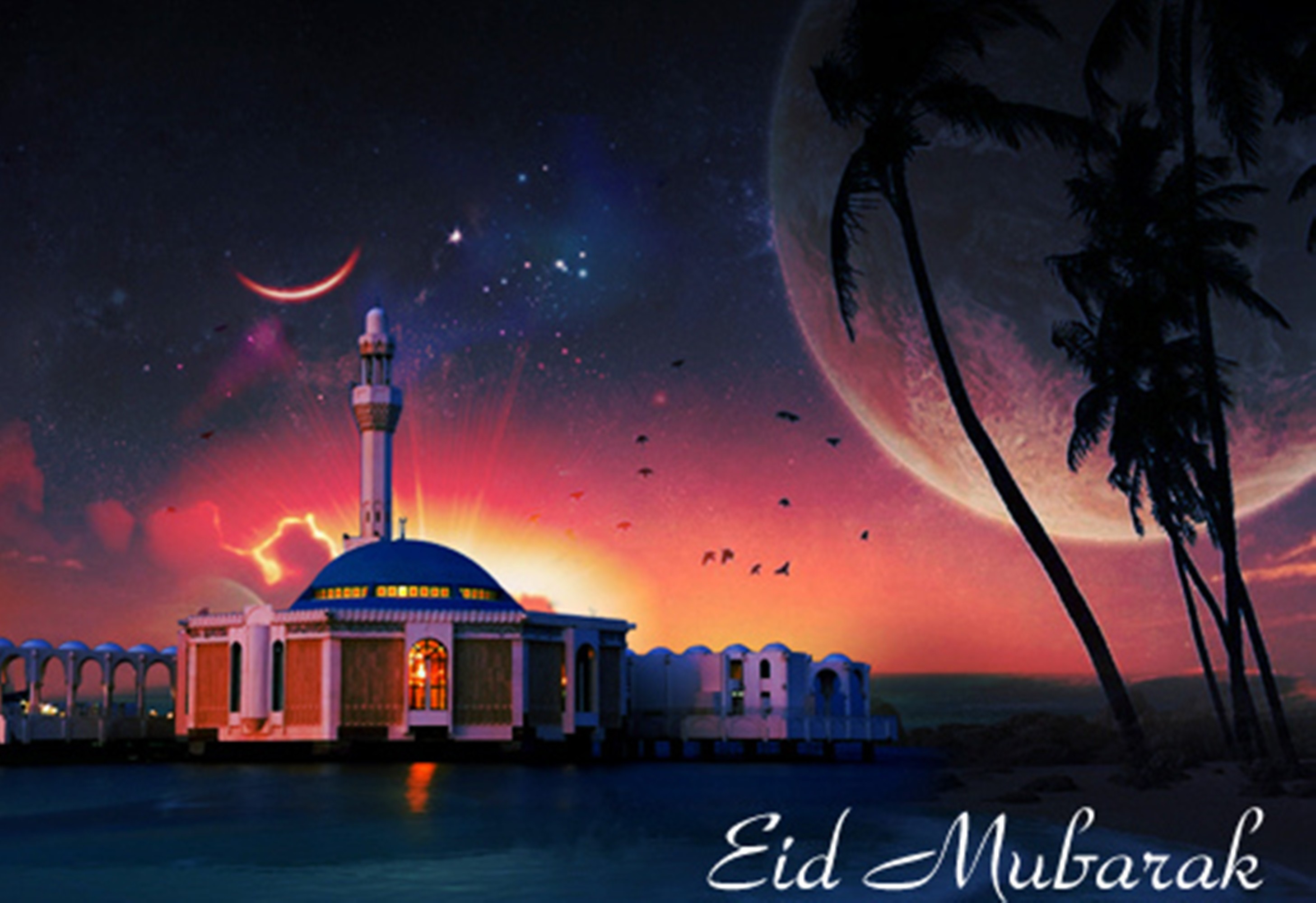 Happy Eid Mubarak Hd Wallpaper Wallpaper 
 Data Src - Eid Mubarak Images 4k - HD Wallpaper 