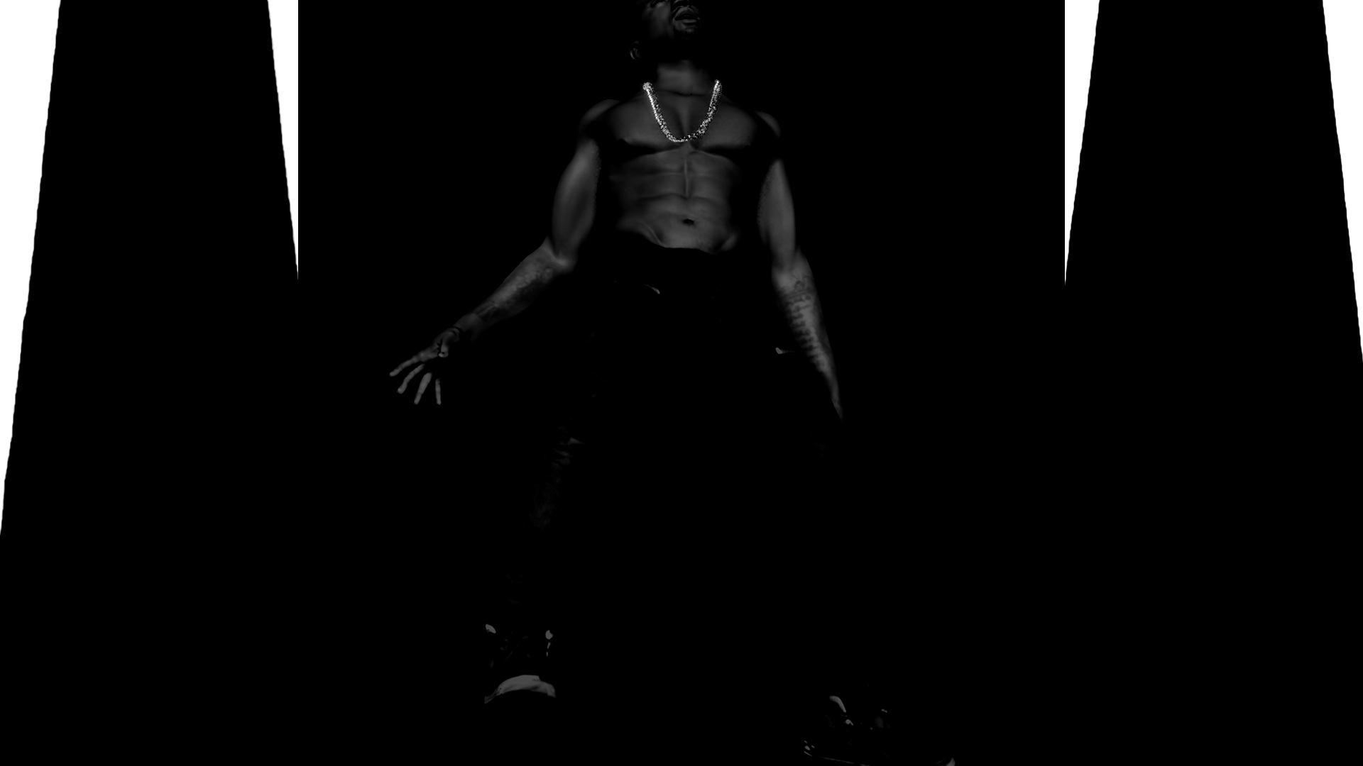 Blkkk2670 - Kanye Black Skinhead Video - HD Wallpaper 