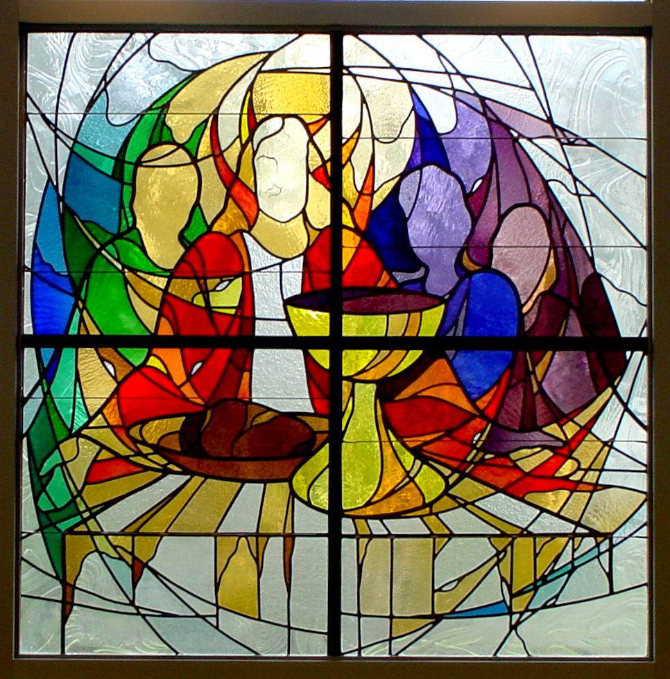 Last Supper Stained Glass Windows - HD Wallpaper 