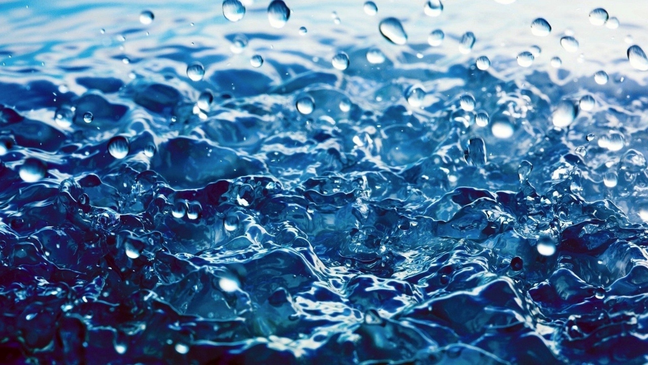 Wallpaper Rain, Drops, Water - Rain Drop On Water - HD Wallpaper 