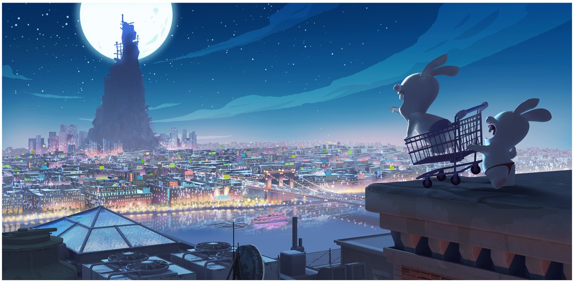 Rabbids Go Home Concept Art - HD Wallpaper 