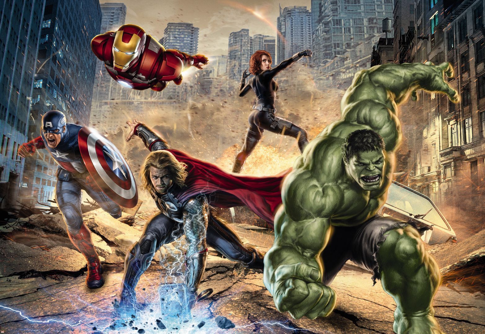 Komar Avengers - HD Wallpaper 