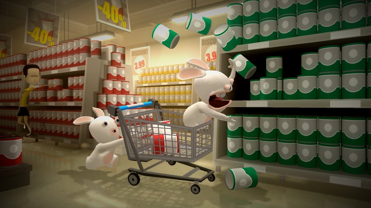Rabbids Go Home Wallpaper - Rabbids Go Home Wii - HD Wallpaper 