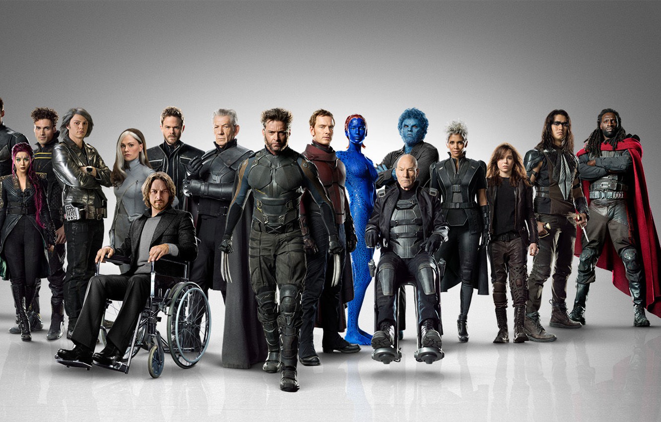 Photo Wallpaper Mystic, Wolverine, Storm, Marvel, Rogue, - X Men Movie Team - HD Wallpaper 