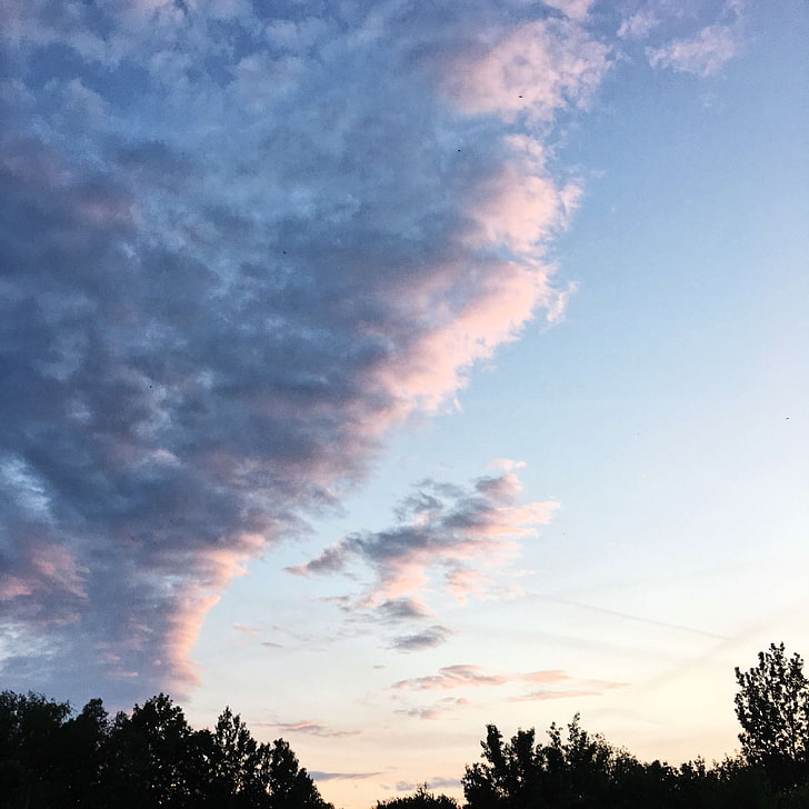 Clouds, Iphone 6s, Sky, Slovakia, Cloud - Tree - HD Wallpaper 