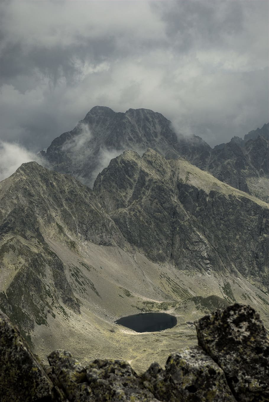 Slovakia, Tatry, Landscape, Top View, Mountains, Nature, - Lomnický Štít - HD Wallpaper 
