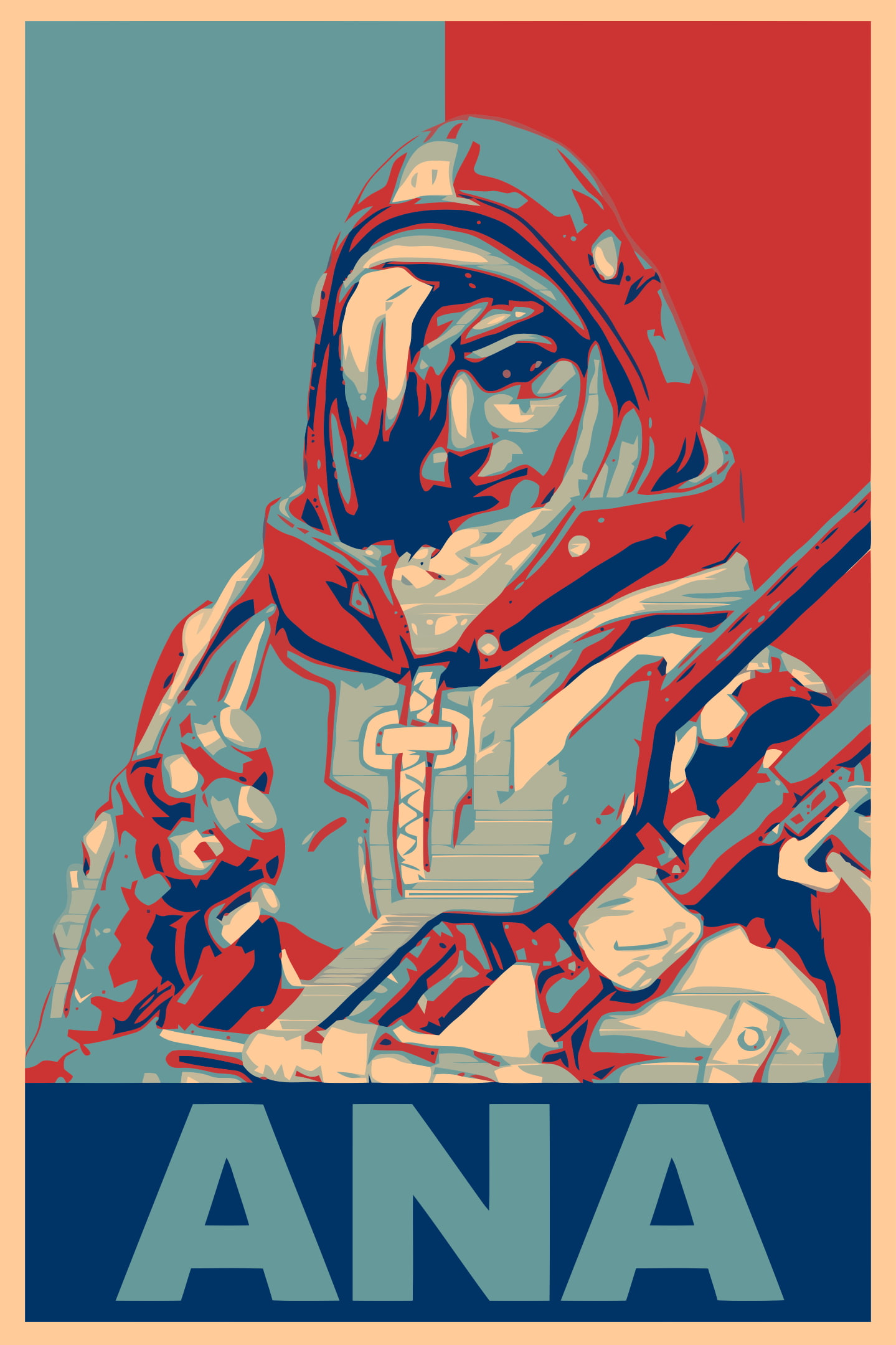 Genji E Ana Overwatch - HD Wallpaper 