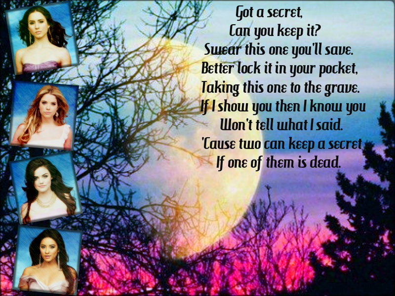 Pll - She Is Like The Moon Quote - HD Wallpaper 