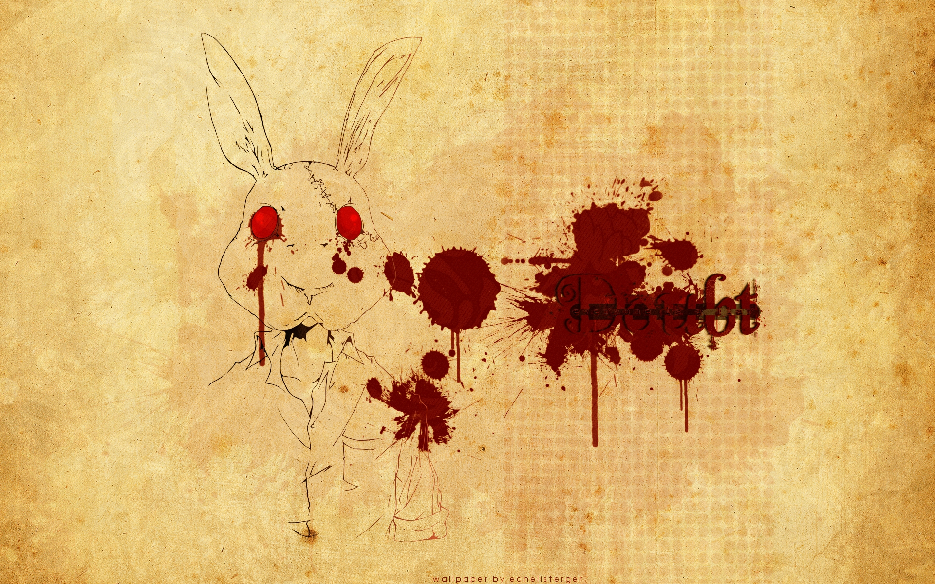 Tonogai Yoshiki, Rabbit Doubt Wallpaper 
	style Width - Visual Arts - HD Wallpaper 