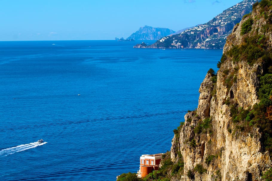 Costiera, Amalfi, Amalfi Coast, Campania, Mediterranean, - Amalfi Coast - HD Wallpaper 