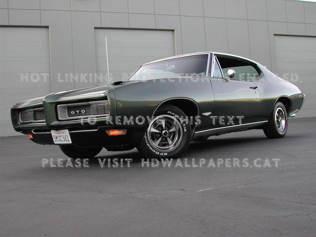 Pontiac Gto Cars Old-timer - Pontiac Gto 1969 - HD Wallpaper 