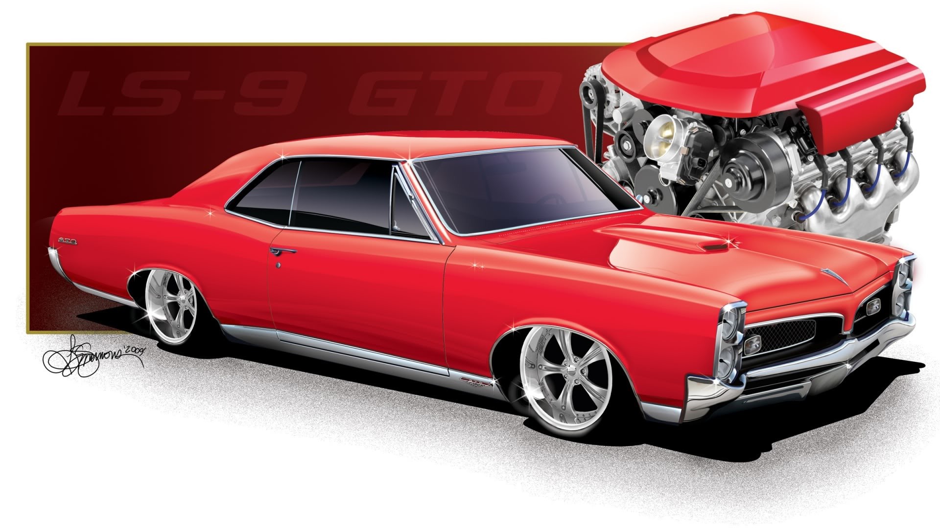 1967 Pontiac Gto Wallpapers 
 Data Src Pontiac Gto - Red 1967 Pontiac Gto - HD Wallpaper 