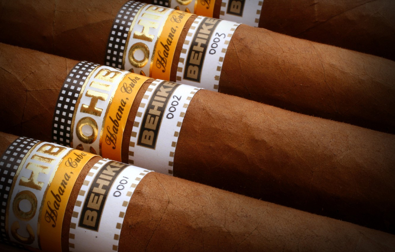 Photo Wallpaper Brand, Cigar, Tobacco, Wrapper Color - Cohiba Behike - HD Wallpaper 