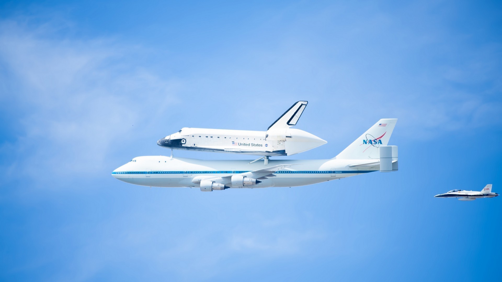 Aircraft Space Shuttle Nasa Aviation Boeing 747 Wallpaper - 747 Nasa - HD Wallpaper 