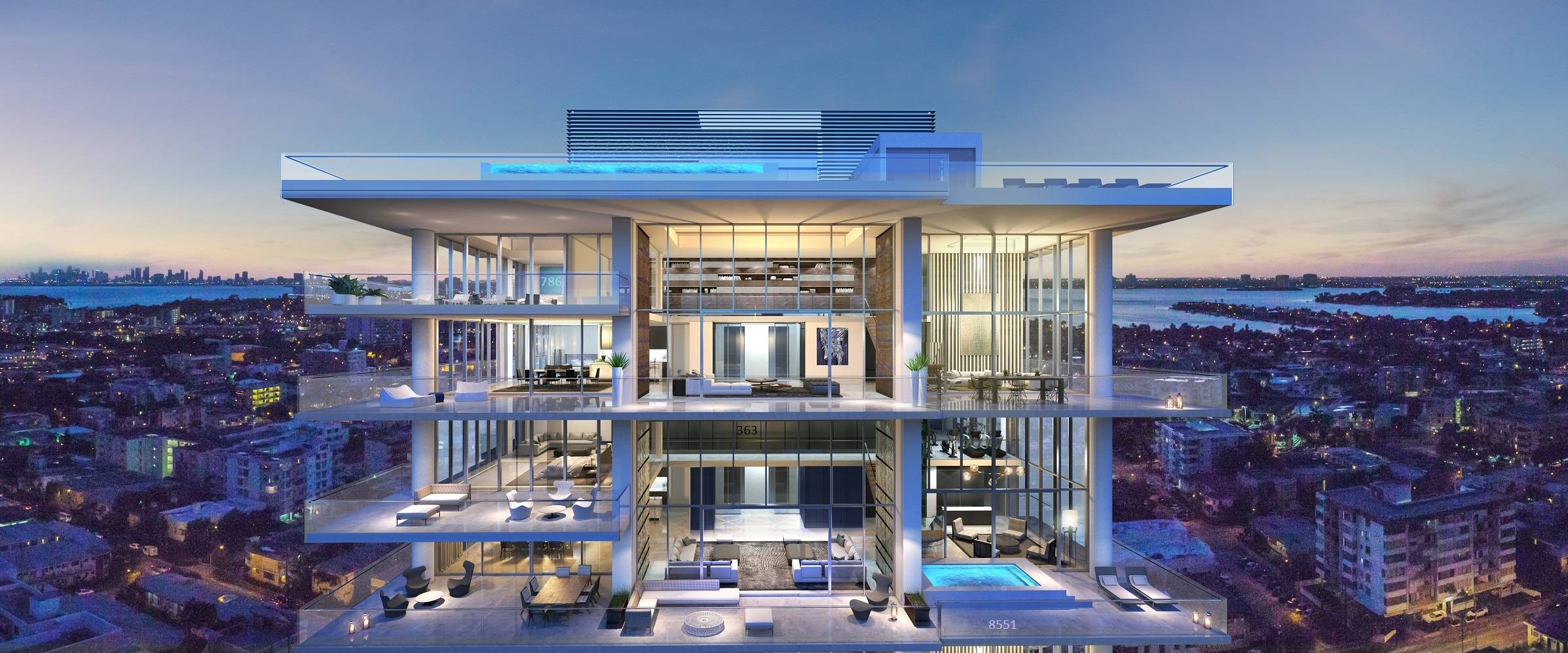 L Atelier Penthouse In Miami Beach - L Atelier Penthouse Miami - HD Wallpaper 